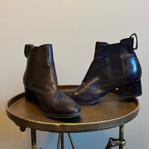 Buttery Leather Rag and Bone Black Booties